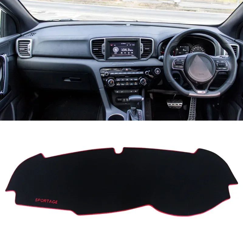 For Kia Sportage 4 QL 2016 2017 2018 2019 2020 2021 2022 Car Dashboard Sunshade Anti-UV Anti-Dirt Carpet Protect Mat Accessories