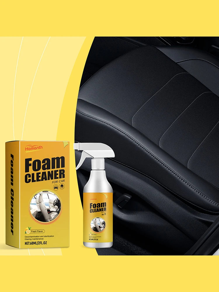 Multifunctional car upholstery cleaner car upholstery seat waterless wash powerful de-greasing cleaner universal 2026