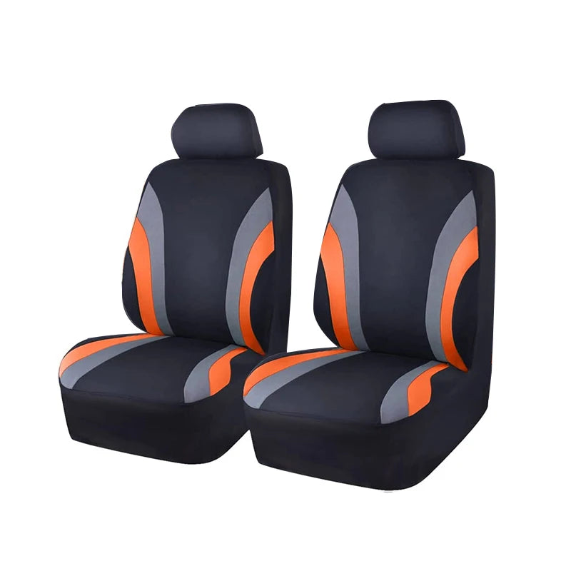 Polyester Fabric Car Seat Covers Rear Seat Backest With 3 Zipper Can Split Universal Size Seat Covers Fit For Most Car SUV Truck