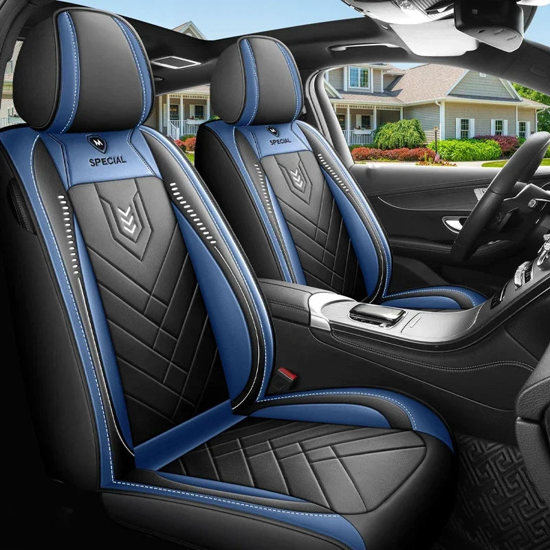 New upgraded car seat cushion, new fully enclosed car seat cover, all season universal small car seat cover, leather seat cover CM World