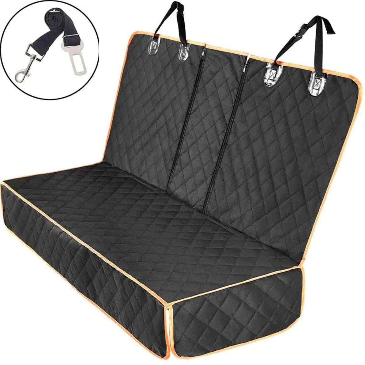 Dog Car Seat Cover Pet Travel Carrier Mattress Waterproof Dog Car Seat Protector With Middle Seat Armrest For Dogs Car Mobile World