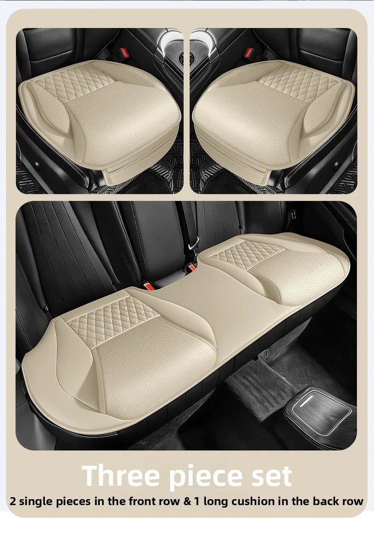 Universal Ergonomic Car Seat Cover Built-in 6cm Lumbar Support and Leg Bolster Breathable SUV Sedan Cushion Car Seat Protection