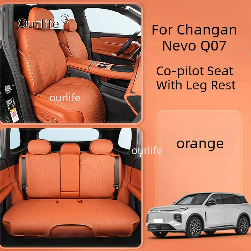 For Changan Nevo Q07 2026 2027 Complete Set of Breathable All-Season Protective Seat Covers Car Interior Accessories