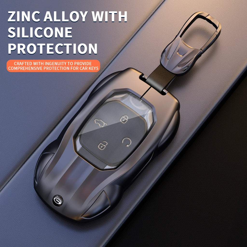Zinc Alloy Car Key Case Cover For Trumpchi GS3 GS4 Emzoom GS8 Emrow Mbao GN8 Emmpow Emkoo Car Keychain Shell Protective Cover