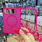 Matte Translucent Magnetic Hard Case For iPhone Duo Fold Frosted Clear Charge For Magsafe Compatible Foldable Shell Funda Cove