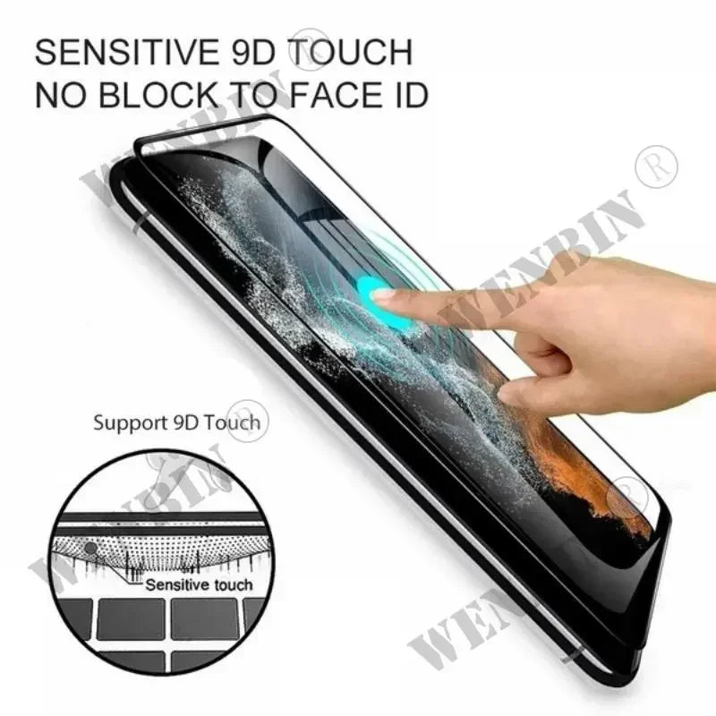 3 Pcs Tempered Glass For Samsung S26 S25 S24 S23 S22 Ultra Plus A57 A56 A37 A36 A17 A16 Screen Protector Full Protective Glass Car Mobile World