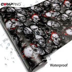 Wrapping Foil Car Tuning Stickers Waterproof Wrap Car Vinyl for Motorcycle Skull Film Auto Outdoor Accessories Body Covering