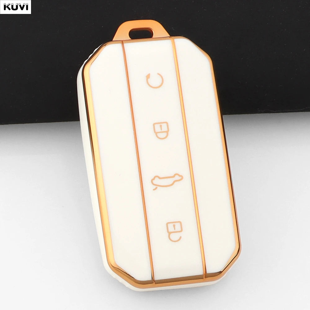 Fashion TPU Car Key Case Cover Shell For Chery Jaecoo J7 J5 7 5 Protection Bag Holder Keychain Keyless Auto Accessories