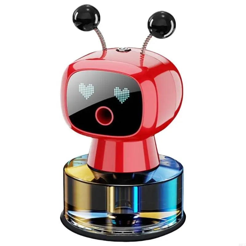 Innovative Robot Car Air Purifier Scent Diffuser with Usb Charges Port Creative Robot Design Car Air Freshener Car Mobile World