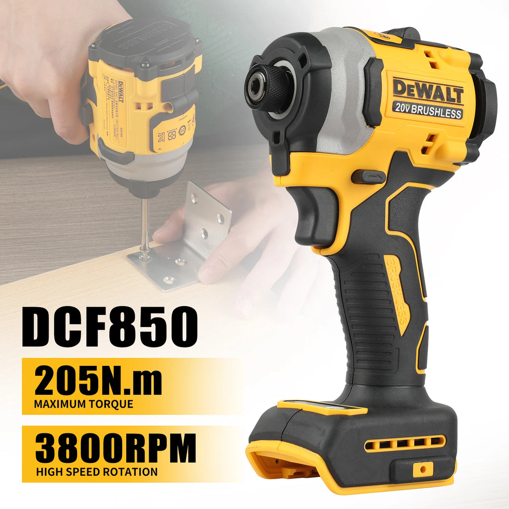 Dewalt DCF850 DCG405FN Rechargeable Cordless electric screwdriver 125mm  Angle Grinder Maintenance Cutting Machine Tool Combo CM World