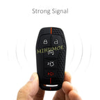 For Ford Lincoln Car Silicone Remote Key Case Cover Keychain Mustang Explorer Mondeo Edge F-150 Fusion MKZ MKC MKX 5 Buttons CM World