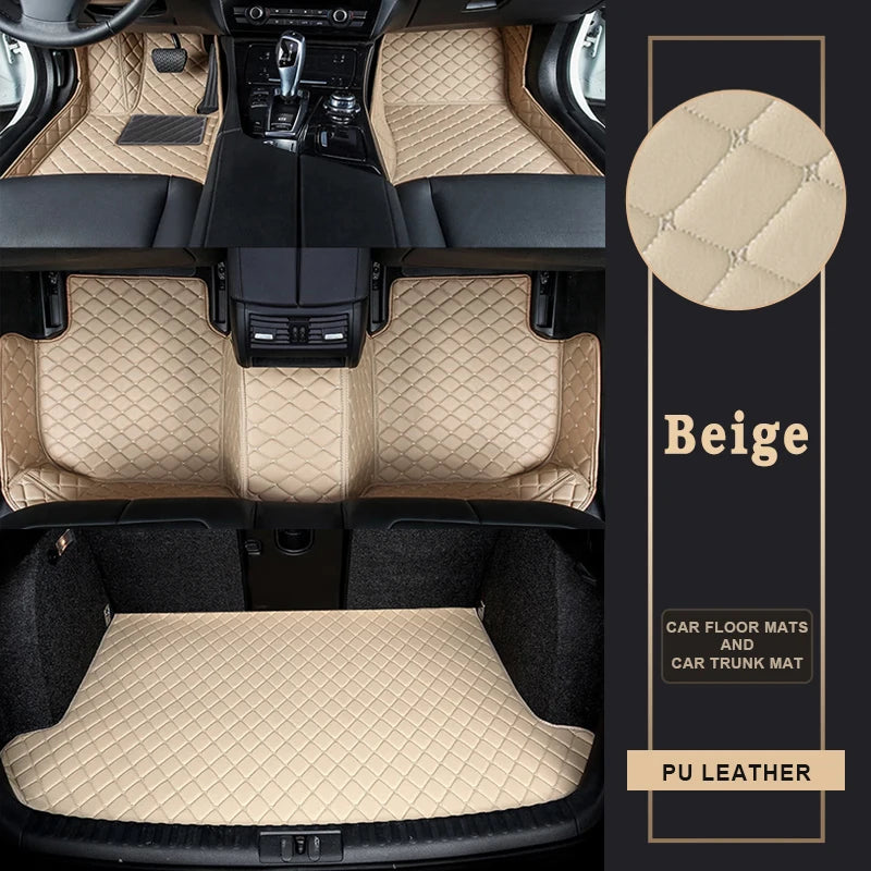Full Set Car Floor Mats Trunk Carpet For Toyota Corolla 2007-2026 Waterproof Anti Slip Easy Clean Front Rear Covers Accessories