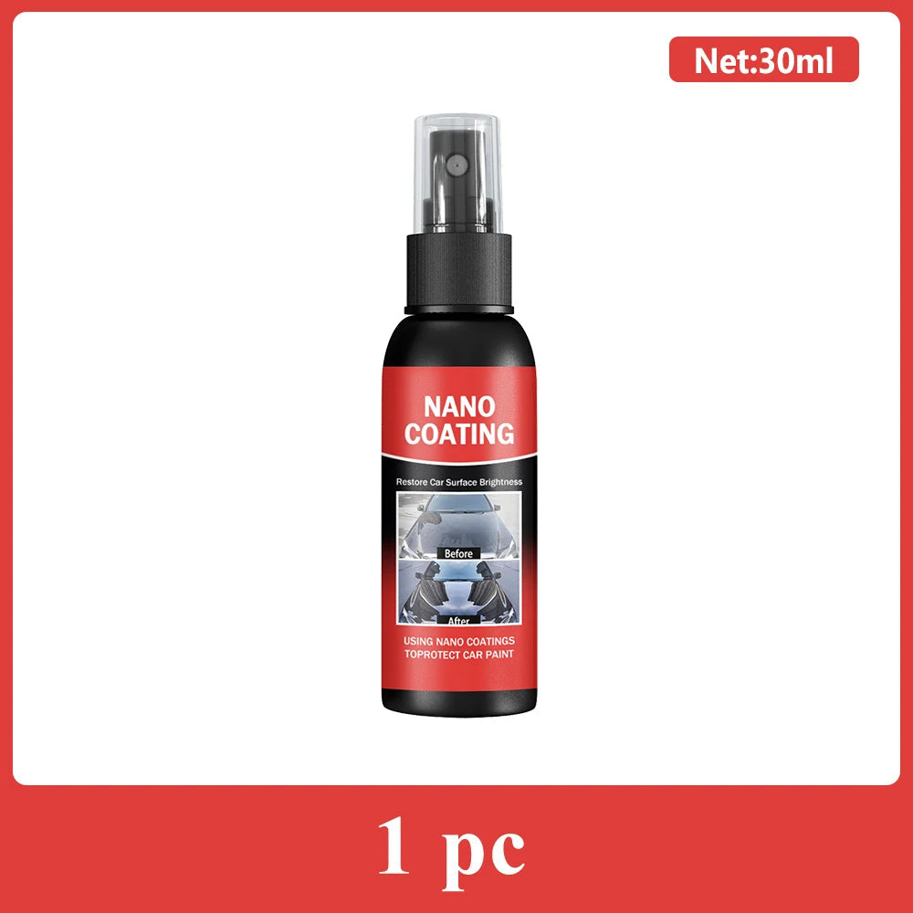 Graphene Nano Ceramic Car Coating Kit - Universal Professional Car Beauty, High Gloss Car Paint Protection, Long-Lasting Gloss CM World