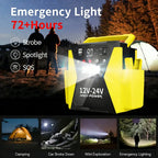 70000mAh 8000A Peak 12V/24V Heavy Duty Car Jump Starter for TrucksPower Station Auto Starter  Booster For Car Motorcycle Truck