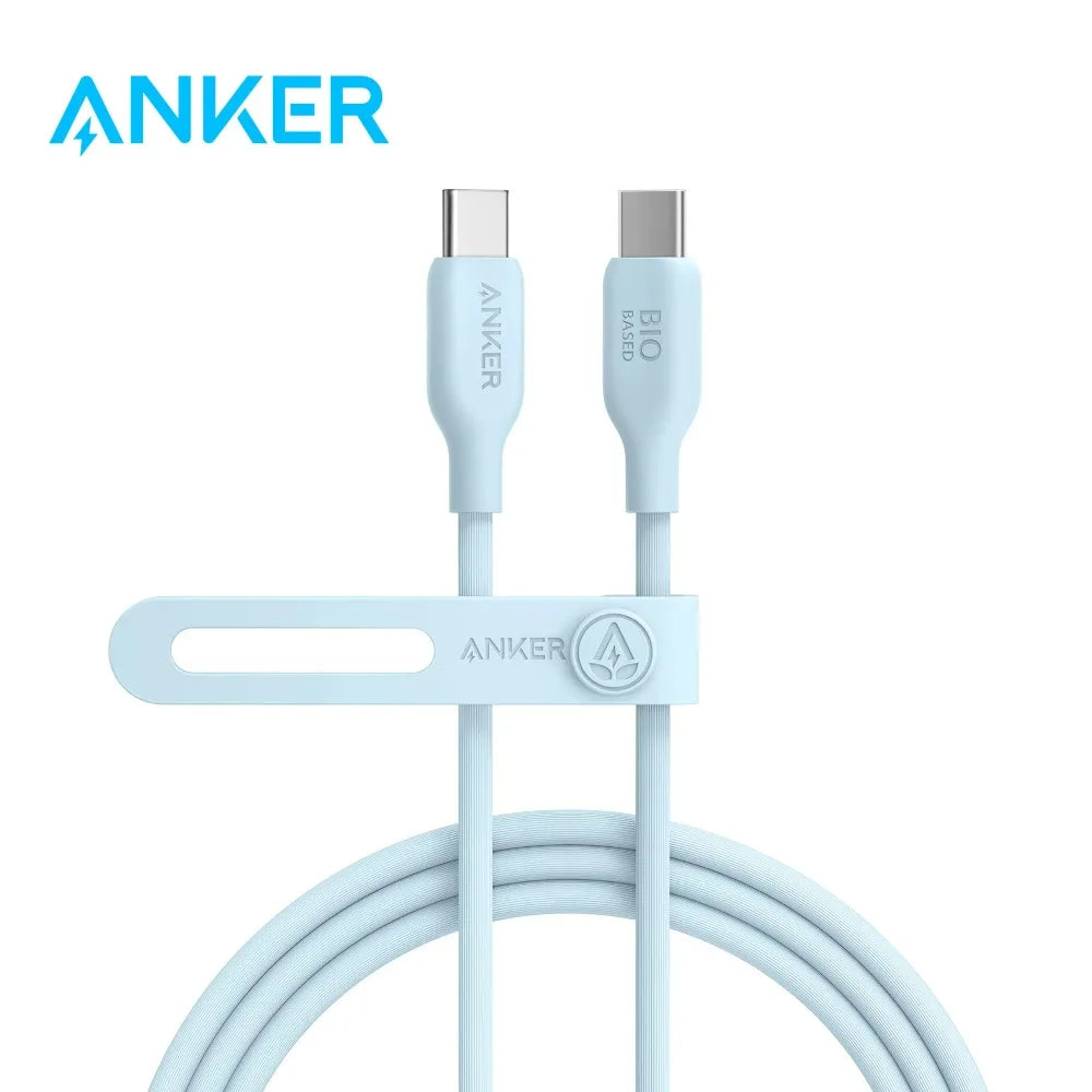 Anker 543 USB-C to C Cable 240W 6ft PD Fast Charging Cord For iPhone 16 Pro MacBook iPad Samsung Galaxy S23 S22