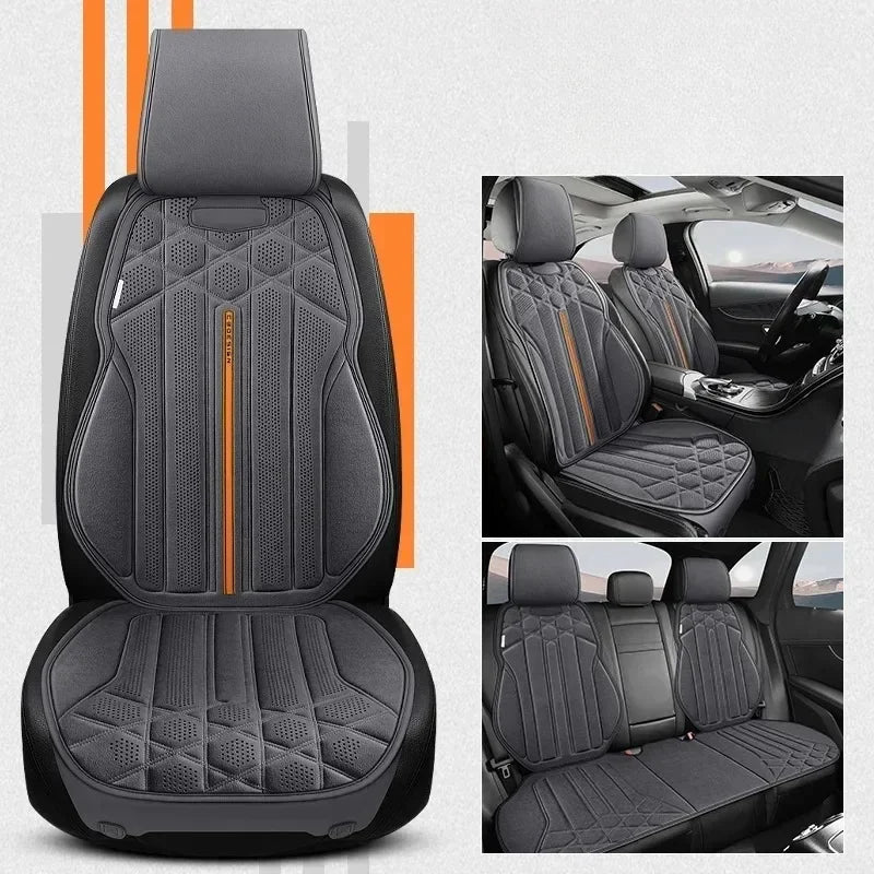 Universal Suede Car Seat Covers - Breathable Car Seat Protector,Seat Covers for Cars Full Set,Internal Spare Parts Seat Cushion CM World