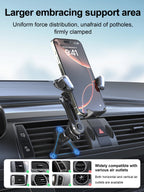 Car Vent Phone Mount, [Never Blocking Vent, Enjoy The Comfort of The A/C] Hands-Free Universal Extension Clip Air Phone Holder CM World
