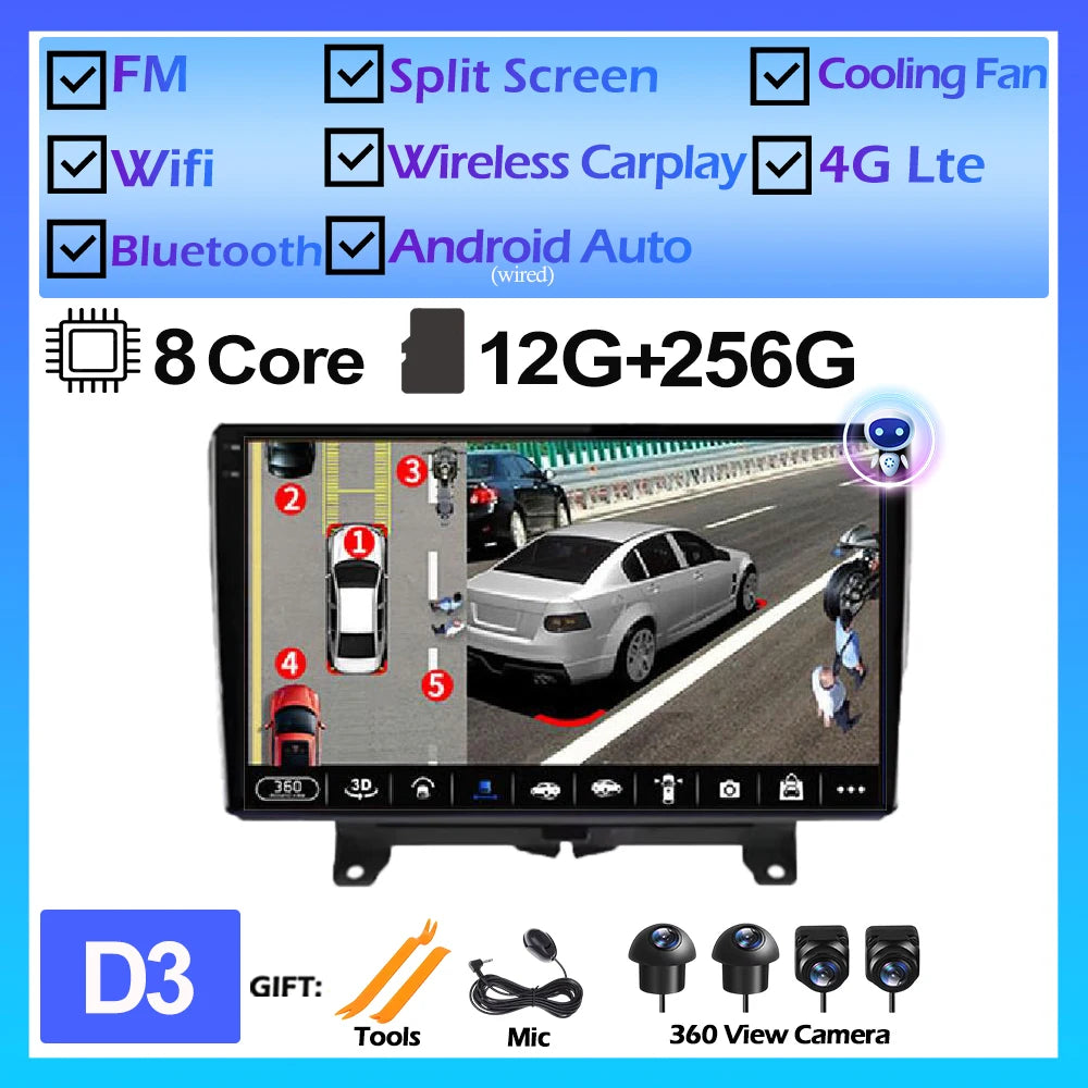 Android OS Car Radio Multimedia Player For Land Rover Range Sport 2005 - 2011 Wireless Carplay GPS Navigation Car Accessories 4G CM World