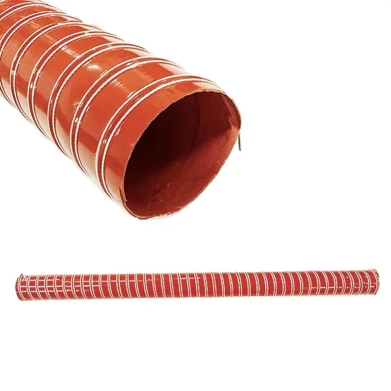 3m/118inch Car Air Intake Ducting Pipe Flexible Air Vent Hose Tube Hot Cold Cooling Transfer Extractor 20/25/32/38/42/45/51/63mm