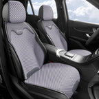 Universal Ice Silk Car Seat Cushion Breathable Seat Cover Sweat Absorption Cool Cushion Universal Split Single Sitting Rear Set Car Mobile World