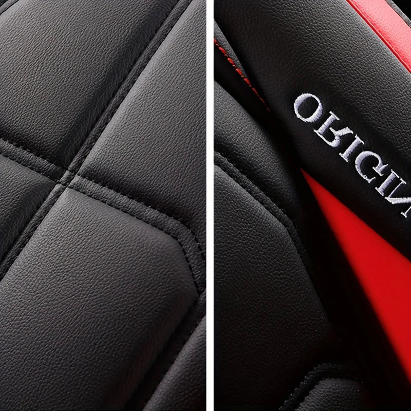 All inclusive seat cover, full leather car seat cushion, Driver's seat cover or passenger seat cover, all season universal pad CM World