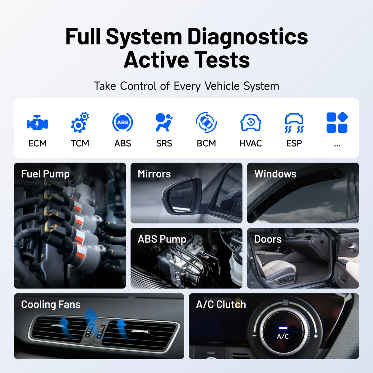 OBD2 Scanner Car Diagnostic Tool Bluetooth Wireless Bi-Directional Control OBD Automotive Scan Tool AI Assisted TOPDON ONE Lite