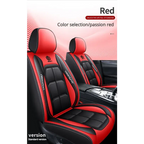 Car seat cushion full surround all season universal leather seat cover wear-resistant, dirt resistant, breathable car seat cover CM World