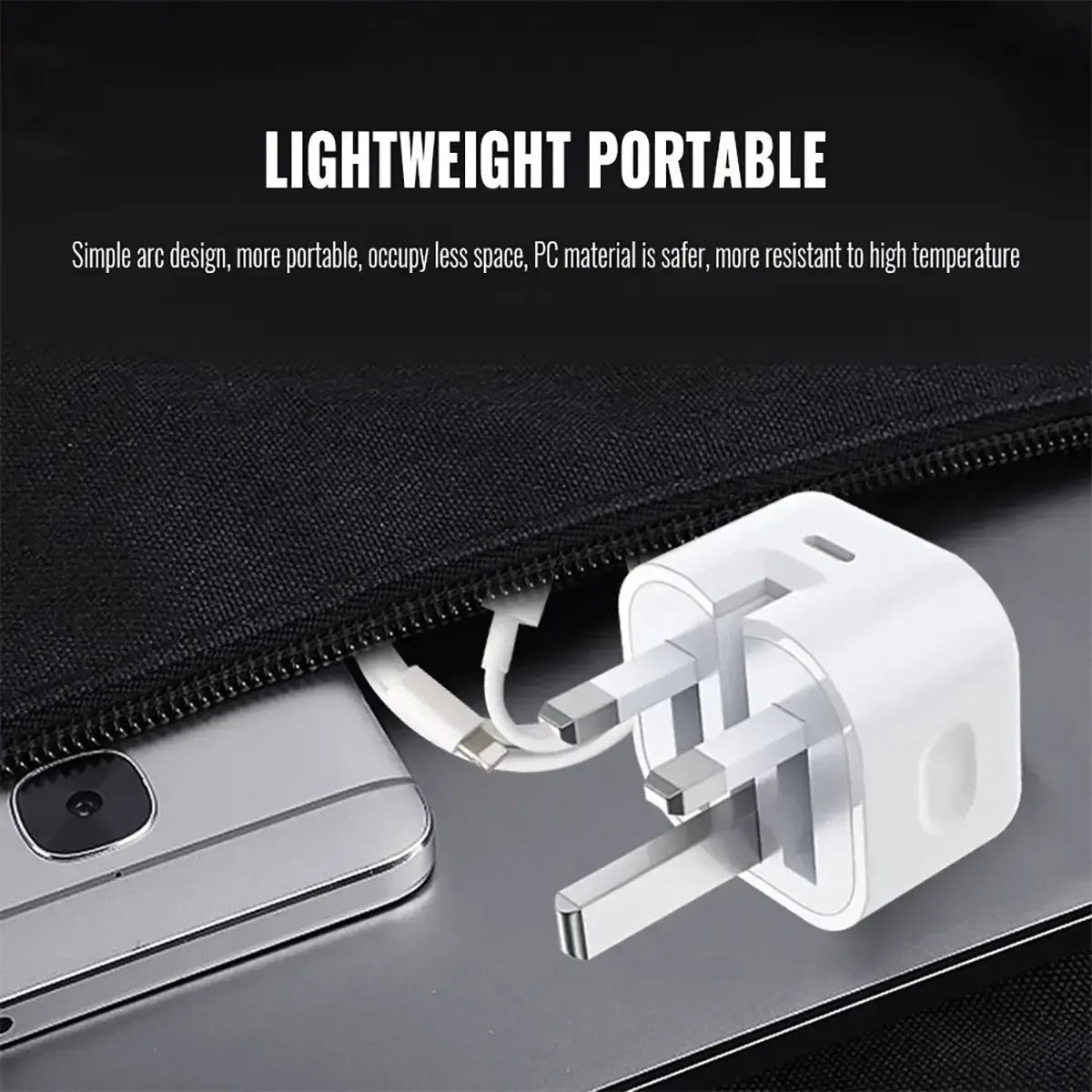 British Standard Charger USB C For iPhone 15 14 13 Pro Quick Charge PD 25W Fast Charging Travel Wall Charger Power Adapter