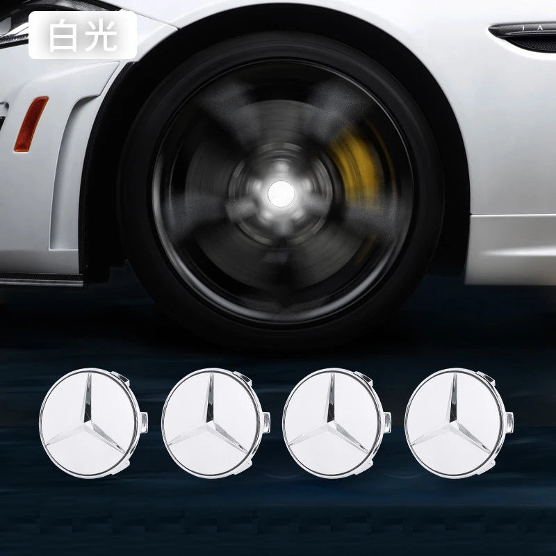 Hub Light Car Floating Illumination Wheel Caps LED Light Center Cover for Mercedes-Benz W177 W205 W206 W213 W214 W216 W222 CM World