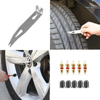 132Pcs Car Motorcycle Tire Repair Kit Puncture Plug Tools Tyre Puncture Emergency for Tire Strips Stirring Glue Repair Tool Kit