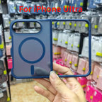 Matte Translucent Magnetic Hard Case For iPhone Duo Fold Frosted Clear Charge For Magsafe Compatible Foldable Shell Funda Cove