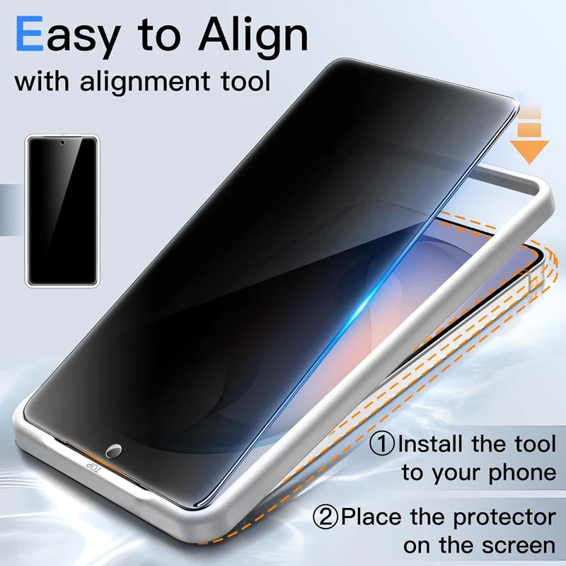 3PCS Privacy Tempered Glass For Samsung Galaxy S26 Ultra S26 Plus Screen Protector For Samsung S26 S26Ultra Anti Spy Glass