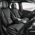 Universal Ergonomic Car Seat Cover Built-in 6cm Lumbar Support and Leg Bolster Breathable SUV Sedan Cushion Car Seat Protection
