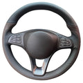 Car Steering Wheel Cover Carbon Fiber Leather For Mercedes Benz W176 W246 W205 C117 C218 X218 W213 X156 X253 W166 X166 EQV W447 CM World