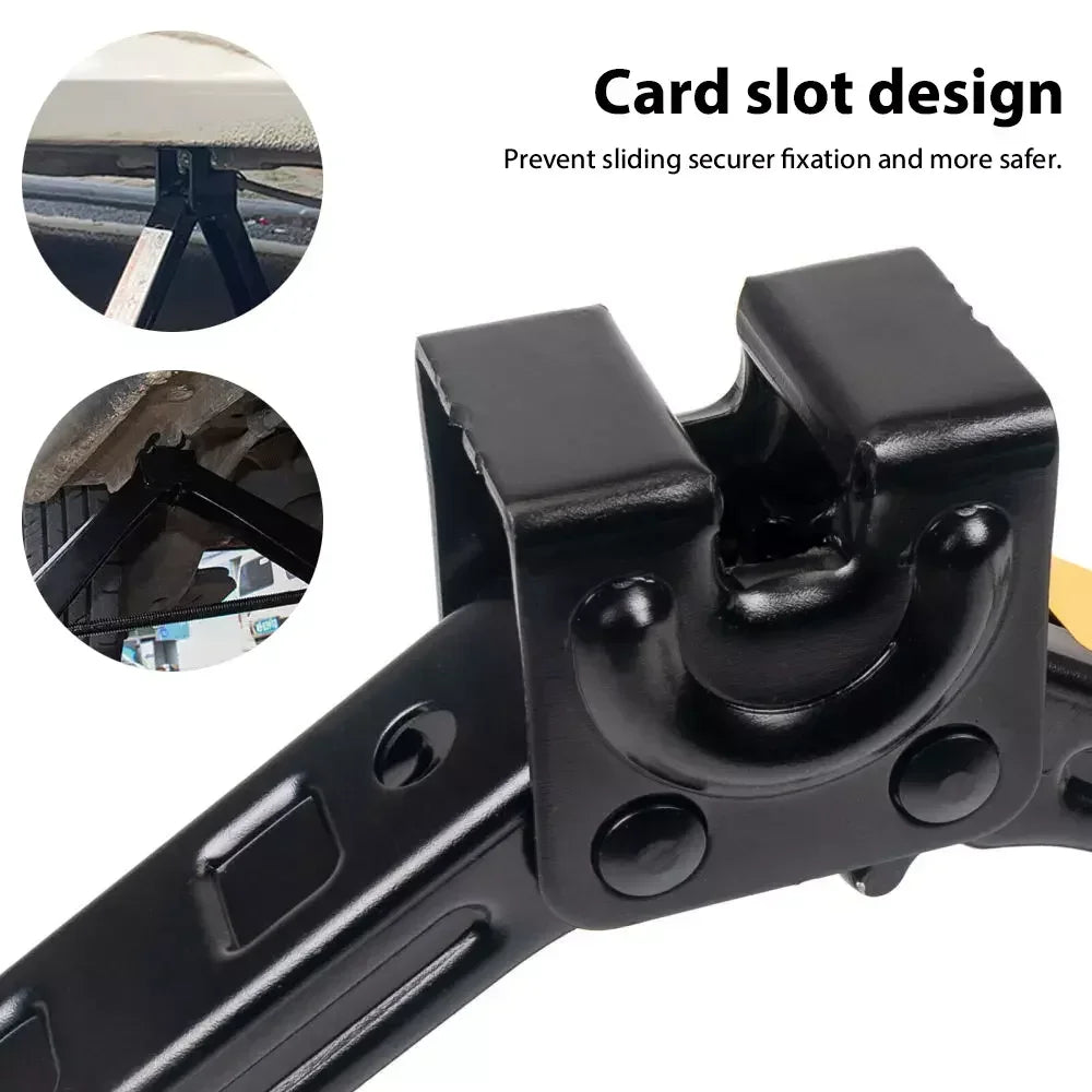 2.5T 1.5T car jacks 2 in 1 Manual Lift Jack Car Repair Tool Lifting Tool with Labor-saving Ratchet Wrench Foldable Jack for Car CM World