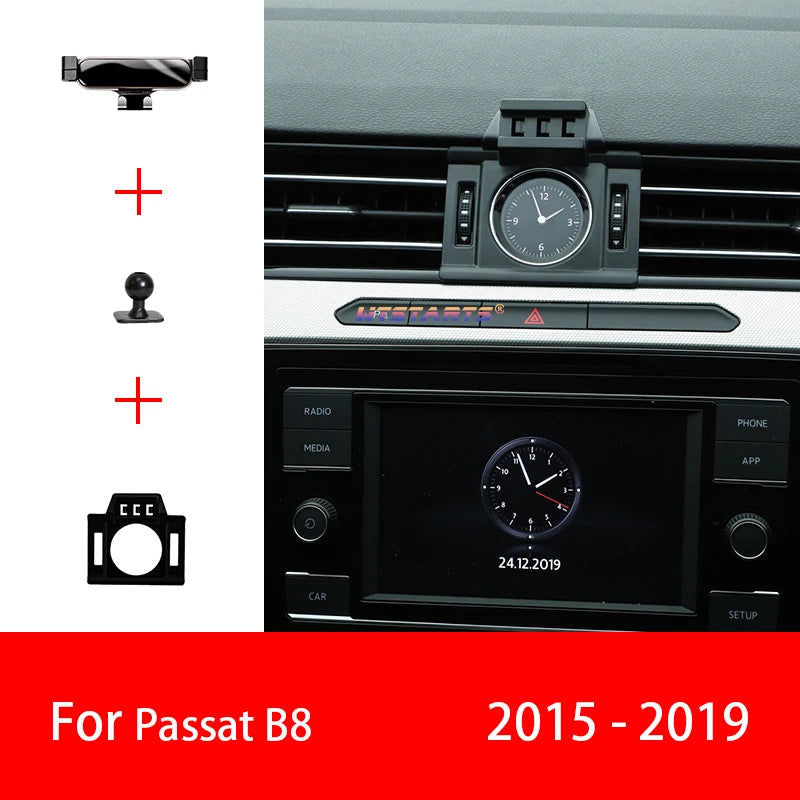 Car Phone Holder Mobile Mount Stand For Volkswagen Passat B7 B8 B9 2011-2023 Adjustable GPS Special Navigation Bracket CM World