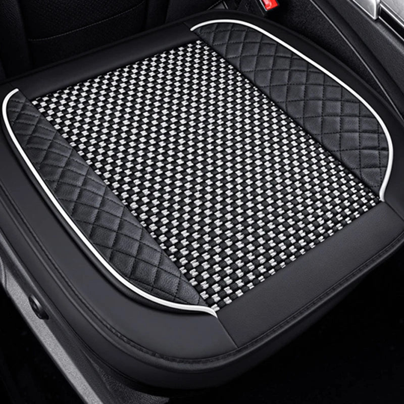 Luxury Car Front Seat Cover Fully Surround Car Seat Cushion Breathable Leather Auto Cushion Interior Four Seasons Universal