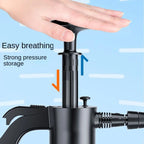 2L Hand Pump Foam Sprayer with 3 Types of Nozzle Hand Pneumatic Foam Cannon Snow Foam Car Wash Spray Bottle Car Window Cleaning CM World