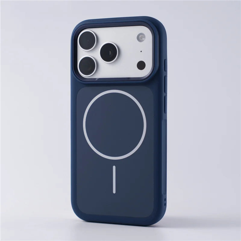 Original Double Color for Magsafe Case For iPhone 17Air 17Pro 17Pro Max Matte Magnetic Wireless Charge Hard Protective Cover Car Mobile World