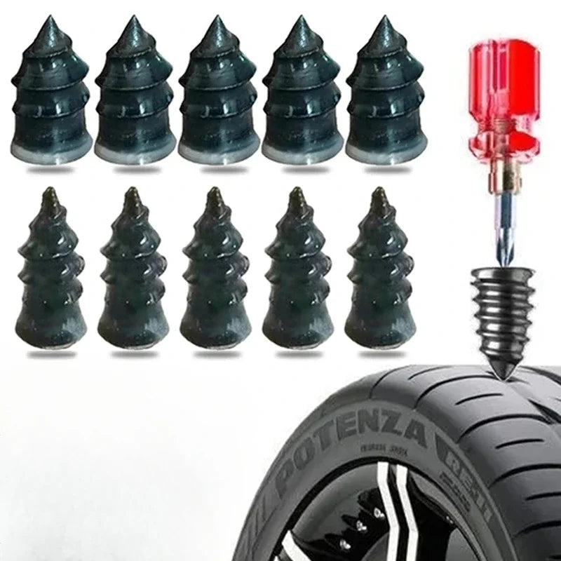 Tire Puncture Repair Nails Rubber Metal Nail for Car Motorcycle Scooter Bike Tyre Repair Tool Auto Tire Accessories