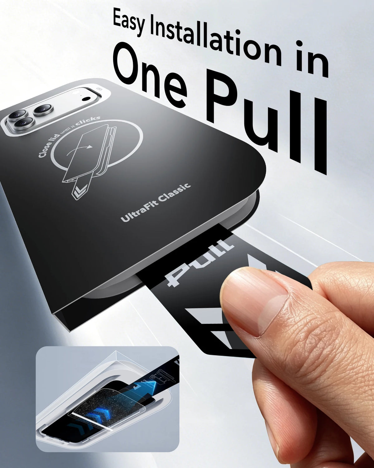 ESR Tempered Glass Screen Protector for iPhone 18/17/16/15/14/13 Series Military Grade Privacy/High Definition Protective Film