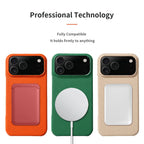 for Magsafe Case for iPhone 17 Air 15 16 Pro Max 17Pro Lychee Natural Cowhide Leather Magnetic Protector Luxury Phone Back Cover