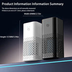 Smart Car Air Purifier Fragrance Diffuser Portable for Office Desktop & Auto Eliminate Smoke Odor USB Charging High Purification CM World