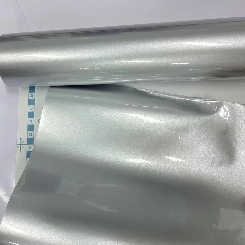 AURORA FILM SILVER Car Vinyl Film Self-adhesive Auto Wrap Foil Sticker with Air Bubble Free Motorcycle Truck Wrapping