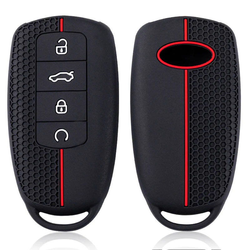 Car Key Case Full Cover for Chery Omoda C5 E5 C9 Omoda 5 9 EV PHEV 2024 2025 Protection Key Bag Keychain Accessories