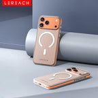 Lereach Magnetic Matte Phone Case for iPhone 17 Pro Max / 17 Air / 17 - PC+Magnet Material, Anti-slip Drop Protection Car Mobile World