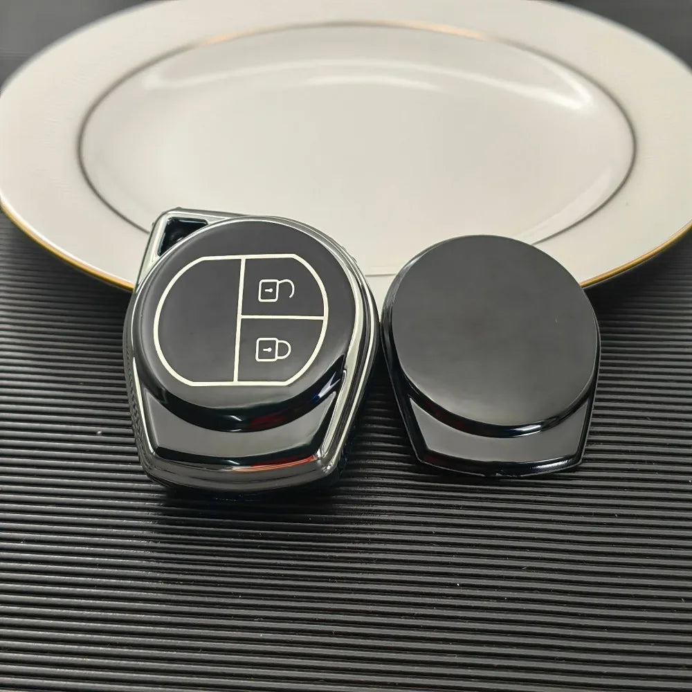 TPU Car Remote Key Case Shockproof Durable Fob Keychain Cover Spare Parts Key Cover Shell for Suzuki Swift Car Accessories