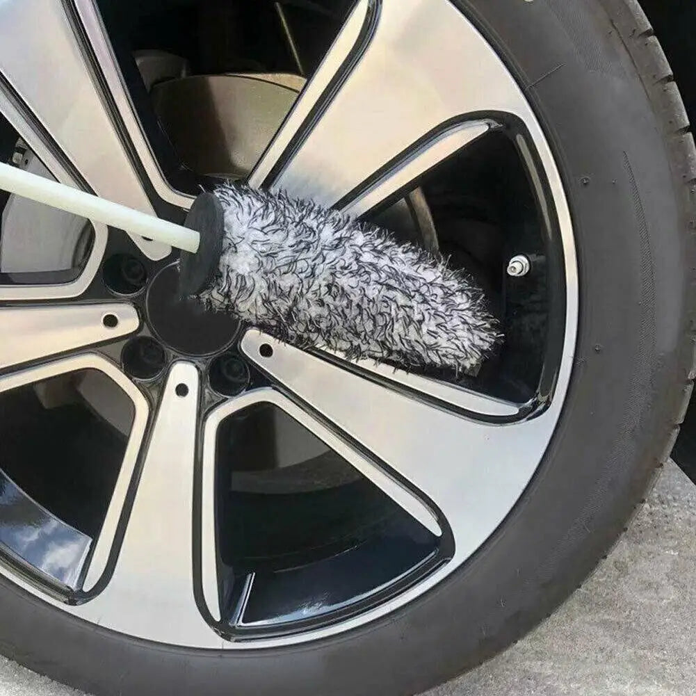 Car Wash Super Brush With Long Handle Easy To Cleaning Dust Removal Rims Spokes Wheel Barrel Car Protection Tools Accessories