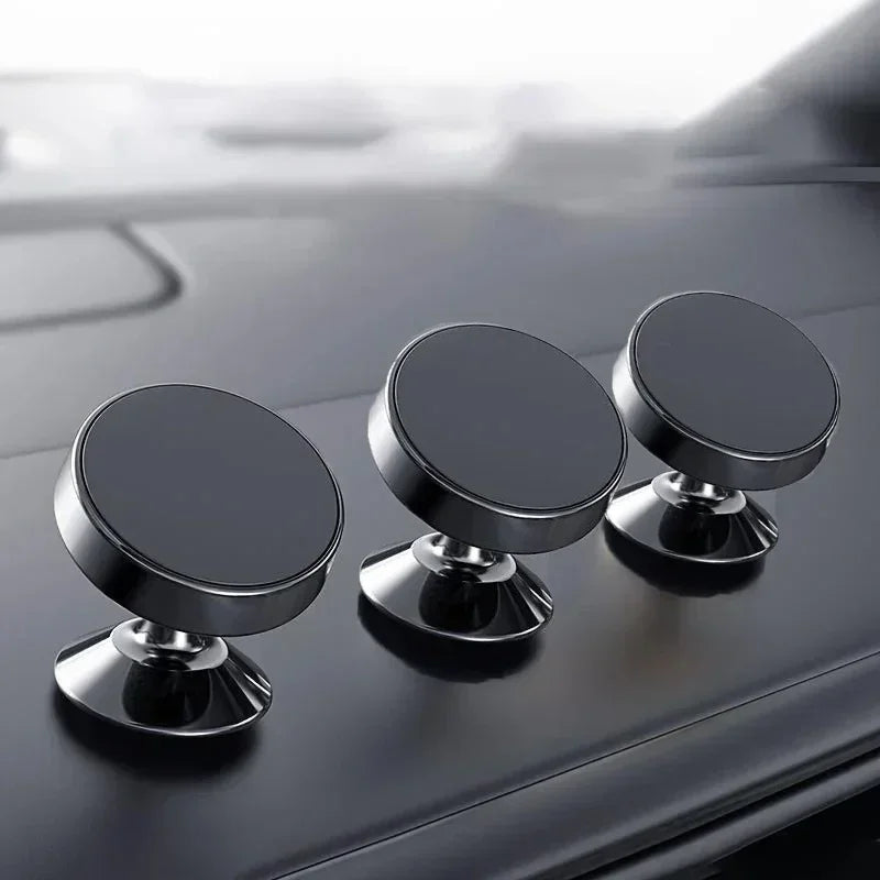 Magnetic Phone Holder for Car, Magnetic Car Mount for Cell Phone, 360° Rotation Universal Car Holder Fits All Smartphones CM World
