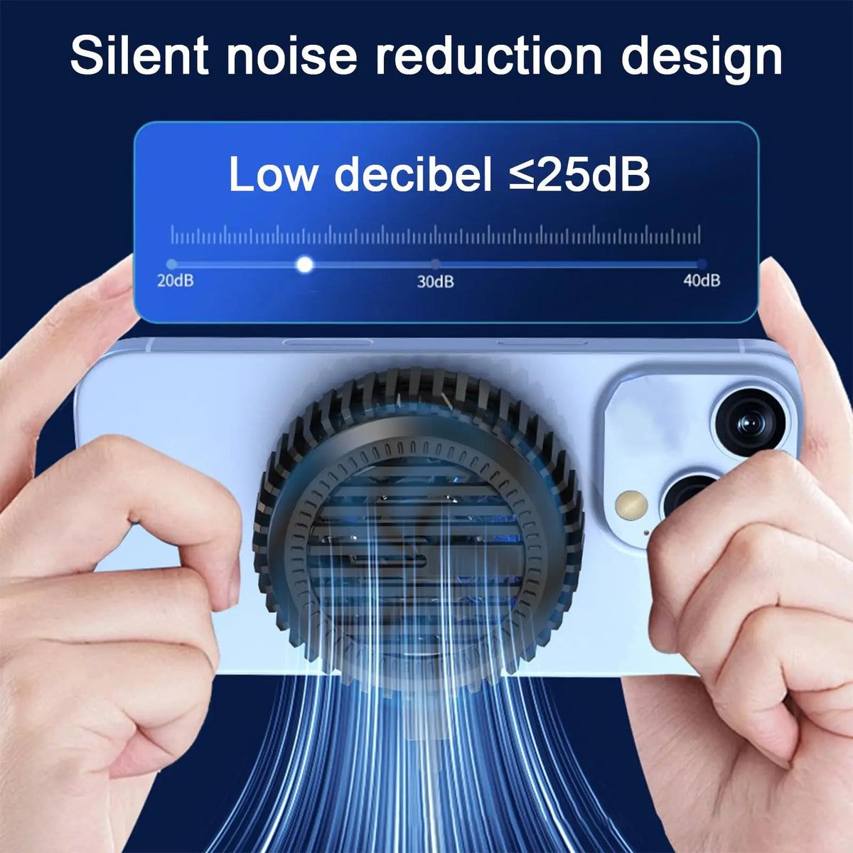 15W Wireless Charger with Auxiliary Cooling Fan 2-in-1 Magnetic Induction Charger Charging Station for iPhone12-18,Xiaomi Huawei